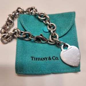 Authentic Tiffany and Co. Heart bracelet